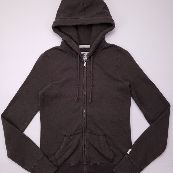 Ruehl No.925 Tops - Reuhl No. 925 Hoodie Small Brown Womens Worn Faded
